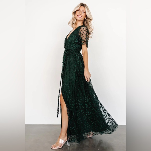 Baltic Born Marseille Burgundy Maxi Dress (M) - Picture 2 of 5